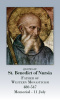 ST. BENEDICT PRAYER CARD